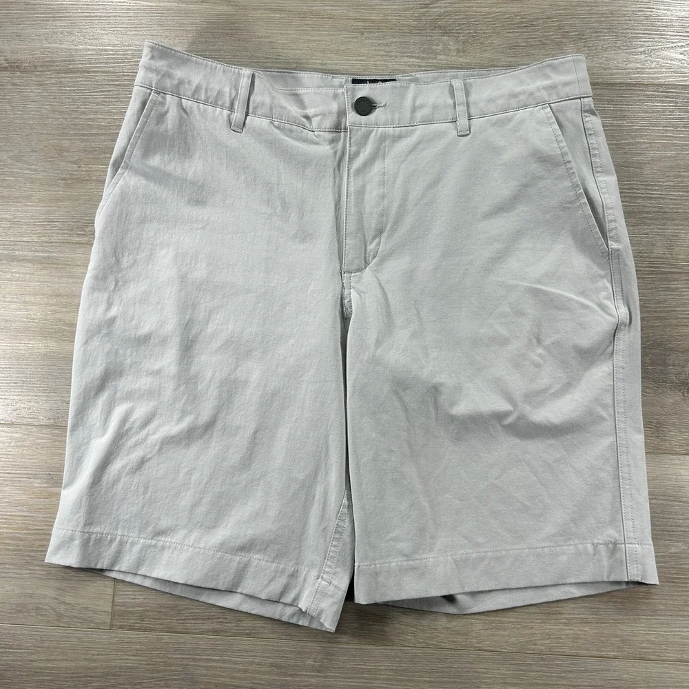 Faherty All Day Shorts Mens 33 Khaki Stone 9
